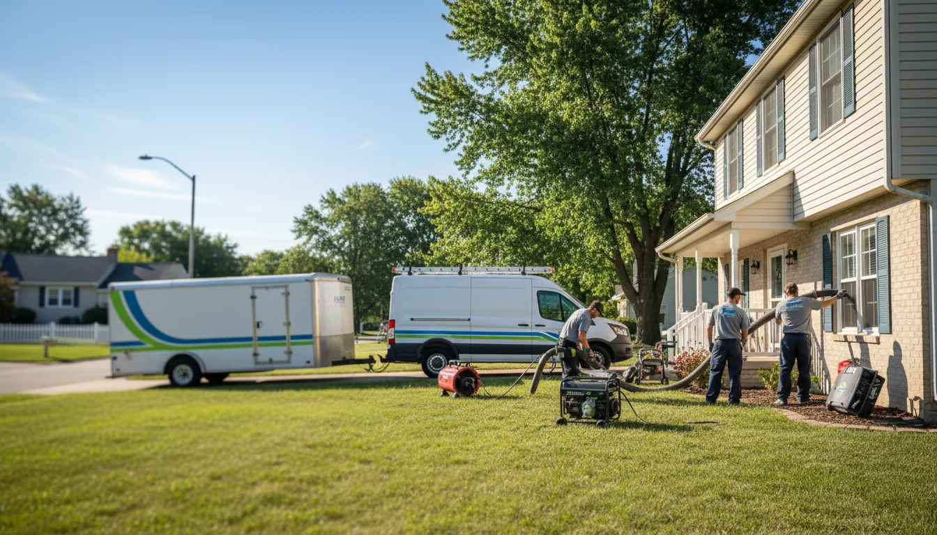 Flooded Basement Restoration And Cleanup With Repair in Rio, IL near me